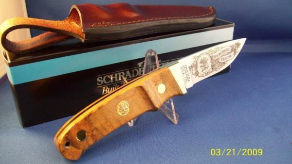SCHRADE + USA PH1 PRO HUNTER LOVELESS STYLE KNIFE