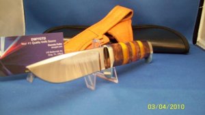 D'HOLDER ~ MY KNIFE PHOENIX AZ ~ FULL CUSTOM WITH SHEATH AND ZIP CASE