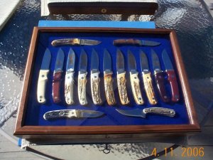 NOS Display Box Only ~ No Knives ~ WW2 Schrade Never Used Knife Display Modified Box