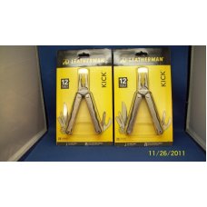 LEATHERMAN KICK MULTI TOOL KNIFE NEW IN SEALED PACKAGE WITH LEATHER SHEATH ~ Last One!