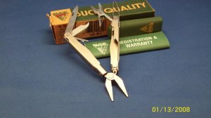  Buck Knives Mini Buck Model 350 Multi Tool, DISCONTINUED, MIB NOS ~ ONLY 1