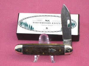 New Northwoods Indian River Knife Ebony 1 of 100 Made in USA