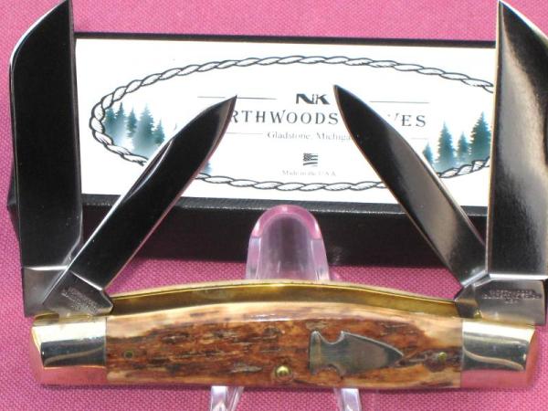 RARE Northwoods Knives Mammoth Ivory 4 Blade Congress RARE Northwoods Knives Mammoth Ivory 4 Blade Congress