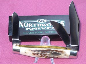 Northwoods Knives Sambar Stag Large Stockman