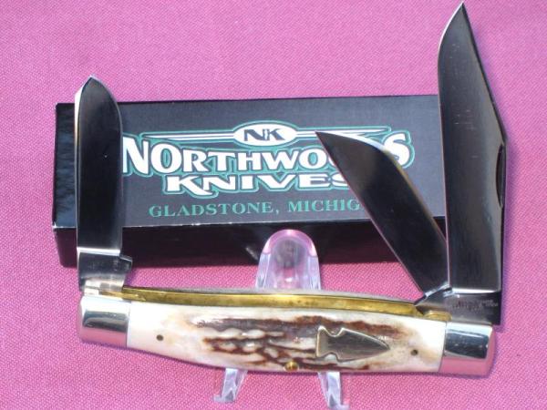 Northwoods Knives Sambar Stag Large Stockman Northwoods Knives Sambar Stag Large Stockman