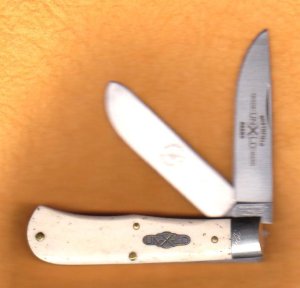 Great Eastern NORTHFIELD #73 Scout Primitive Bone Two Blade 2007  #324