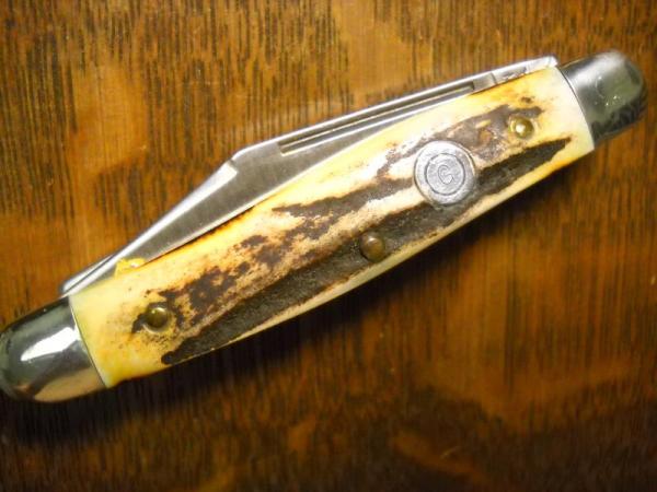 Sold!!! SOLD!Vintage Colonel Coon Stockman 3 blade knife India Stag Golden Circle Knife Club unused Sold!!! SOLD!Vintage Colonel Coon Stockman 3 blade knife India Stag Golden Circle Knife Club unused