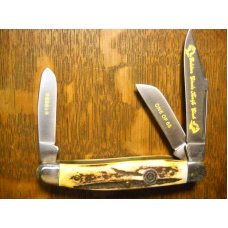 Sold!!! SOLD!Vintage Colonel Coon Stockman 3 blade knife India Stag Golden Circle Knife Club unused Sold!!! SOLD!Vintage Colonel Coon Stockman 3 blade knife India Stag Golden Circle Knife Club unused