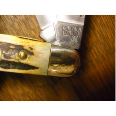 Sold!!! SOLD!Vintage Colonel Coon Stockman 3 blade knife India Stag Golden Circle Knife Club unused Sold!!! SOLD!Vintage Colonel Coon Stockman 3 blade knife India Stag Golden Circle Knife Club unused
