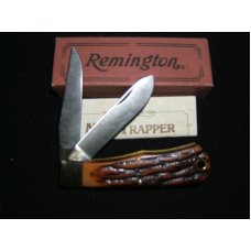 remington R-1179 SILVER BULLET MINI-TRAPPER 1991 DELRIN STAG HANDLE remington R-1179 SILVER BULLET MINI-TRAPPER 1991 DELRIN STAG HANDLE