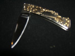 CAT CHALLENGER  AIG TRACTOR NICKEL SILVER LOCKBACK  14K GOLD-PLATED 