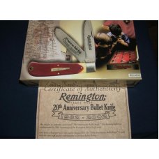REMINGTON RE-18935 1982-2002 20TH ANNIVERSARY BULLET KNIFE REMINGTON RE-18935 1982-2002 20TH ANNIVERSARY BULLET KNIFE