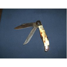 PARKER & SON CHATTANOOGA, TN. 2-BLADE TRAPPER STAG K-409 PARKER & SON CHATTANOOGA, TN. 2-BLADE TRAPPER STAG K-409