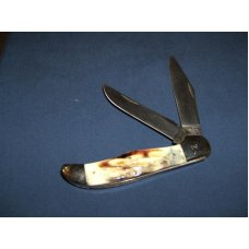 PARKER & SON CHATTANOOGA, TN. 2-BLADE TRAPPER STAG K-409 PARKER & SON CHATTANOOGA, TN. 2-BLADE TRAPPER STAG K-409