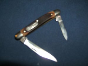 104OT 2-BLADE PEANUT SCHRADE old timer