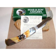 BEAR # 505 INDIA STAG LOCKBACK MINT IN BOX
