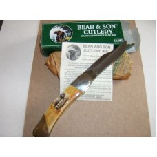 BEAR # 505 INDIA STAG LOCKBACK MINT IN BOX