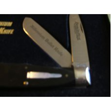 2000 MILLENNIUM PEARL BULLET BLACK BUFFALO HORN LARGE TRAPPER 2000 MILLENNIUM PEARL BULLET BLACK BUFFALO HORN LARGE TRAPPER