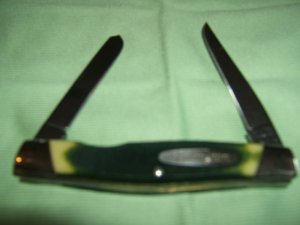 #9506 GREEN OVER YELLOW MUSKRAT USA REMINGTON 