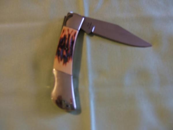 WINCHESTER DELRIN STAG LOCKBACK NEW CONDITION FREE SHIPPING WINCHESTER DELRIN STAG LOCKBACK NEW CONDITION FREE SHIPPING