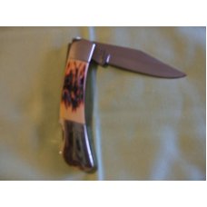WINCHESTER DELRIN STAG LOCKBACK NEW CONDITION FREE SHIPPING WINCHESTER DELRIN STAG LOCKBACK NEW CONDITION FREE SHIPPING