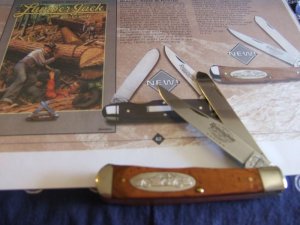 REMINGTON SALES SLICK OF 1997 LUMBER-JACK & RACING KNIFE # 75