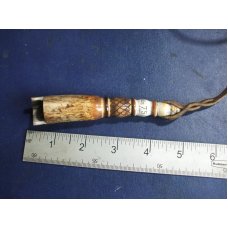 STAG HORN- Black Powder Measure 75 grain, Hand Carved-Signed original, Made in USA STAG HORN- Black Powder Measure 75 grain, Hand Carved-Signed original, Made in USA