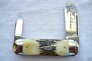 1994 CASE CLASSIC SAMBAR STAG ELEPHANT TOE PROTOTYPE