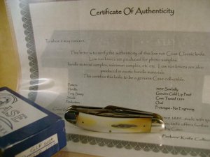 CASE CLASSICS KNIFE  GOLD LIP PEARL PROTOTYPE  5 SOWBELLY 