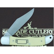 SCHRADE USA 1987 SCRIMSHAW BADGER TRADESMAN KNIFE # 524SC SCHRADE USA 1987 SCRIMSHAW BADGER TRADESMAN KNIFE # 524SC