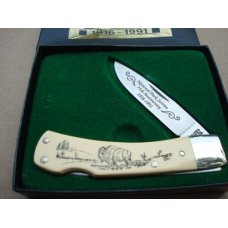 Schrade In Very Good Condition With Orange Celluloid Covers 3 3/8" Long (233) Schrade In Very Good Condition With Orange Celluloid Covers 3 3/8" Long (233)