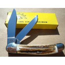 Eye Brand Knives: Eye Brand Copperhead Knife, Stag Handle, EB-GXDS