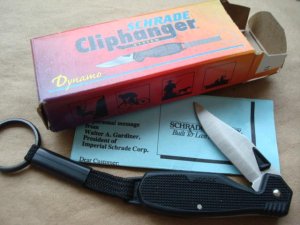 1997 - Original Schrade Cliphanger Dynamo CH1 Knife - Knife & shipping less than $20