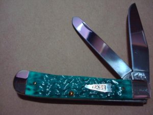 Genuine CASE XX - JADE Trapper - Large Stag 6254