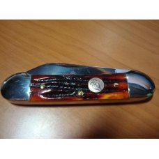 Queen Canoe - Aged Honey Amber Stag Bone Handle Queen Canoe - Aged Honey Amber Stag Bone Handle