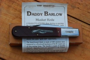 Remington R 1240 Musket Knife Series Daddy Barlow