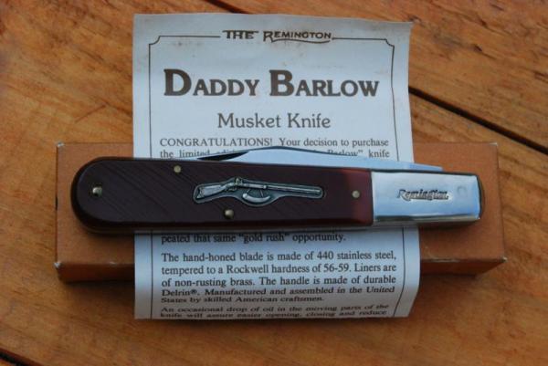 Remington R 1240 Musket Knife Series Daddy Barlow