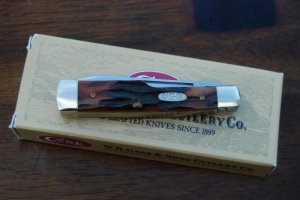 Case XX USA 6215 SS Wormgroove Bone Gunstock Jack 1997 NIB