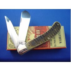 Case Classic 62100 XXX Green Bone Handle Saddlehorn Knife