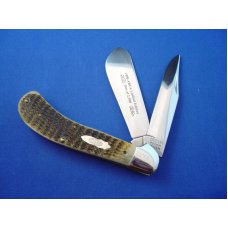 Case Classic 62100 XXX Green Bone Handle Saddlehorn Knife