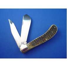 Case Classic 62100 XXX Green Bone Handle Saddlehorn Knife