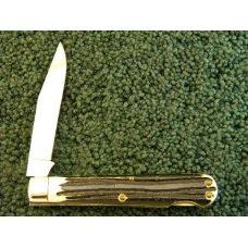 Queen #36 Winterbottom Bone Lockback No Tang Stamp - 1960's Queen #36 Winterbottom Bone Lockback No Tang Stamp - 1960's