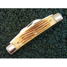 Queen #32 Winterbottom Bone Large Congress Etched No Tang Stamp - 1960's Queen #32 Winterbottom Bone Large Congress Etched No Tang Stamp - 1960's