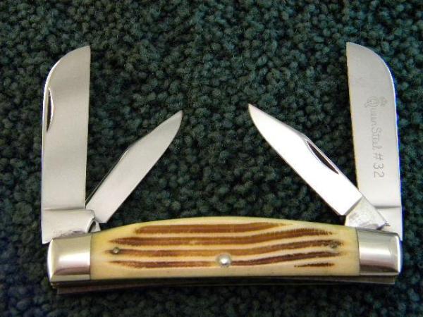 Queen #32 Winterbottom Bone Large Conress Knife 