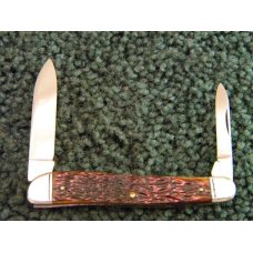 Rare Boker Bone 2 Blade Knife 100th Anniversary Etch 1837-1937 Mint
