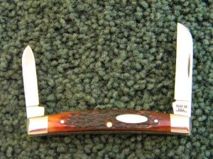 Case XX USA 10 Dot (1970) 6269 Bone 2 Blade Congress