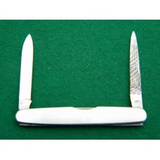 Schrade NY USA SS 778 All Stainless Pen Knife - Blade and File