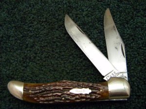 Case Tested XX (6265) Wormgrooved Green Bone Flat Blade Folding Hunter