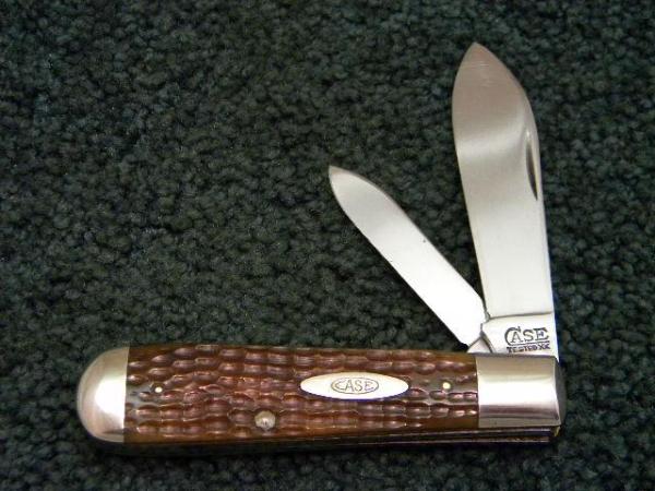 Case Tested XX 1920-1940 6299 Green Bone Torpedo Jack - Spear Blade - MINT