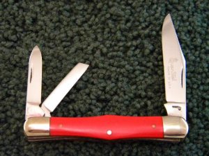 Queen # 48 Red Composition Whittler Queen Tang Stamp Etched - 1973-1975 